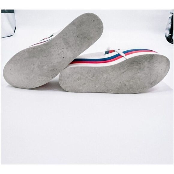 Gucci Peggy Leather Signature Stripe Chunky Platform Sneakers Tennis Shoes 39 - Picture 9 of 12